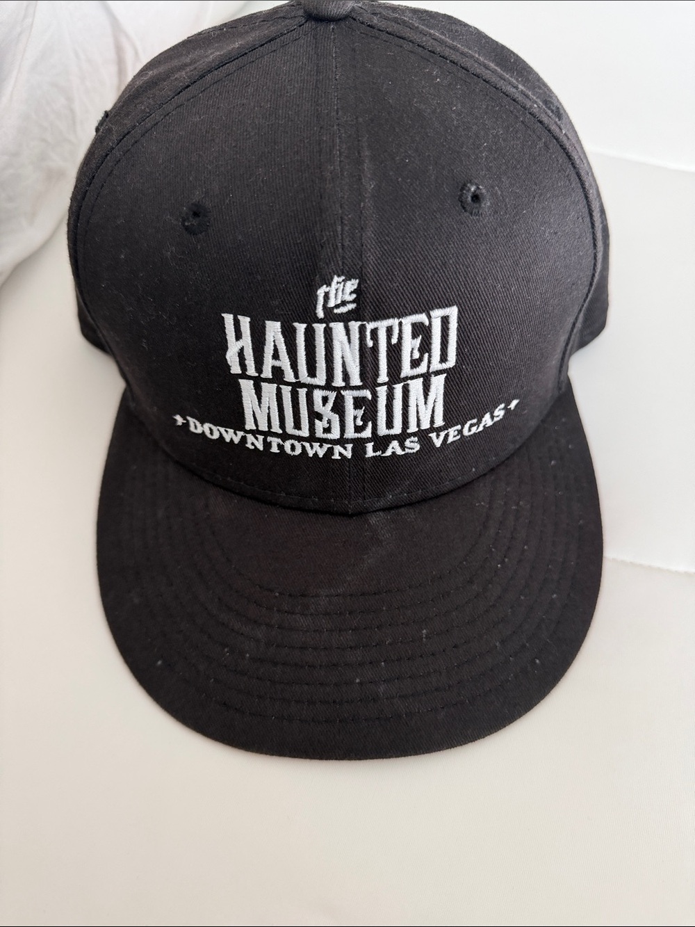 9fifty Black Flat-Brim The Haunted Museum Hat